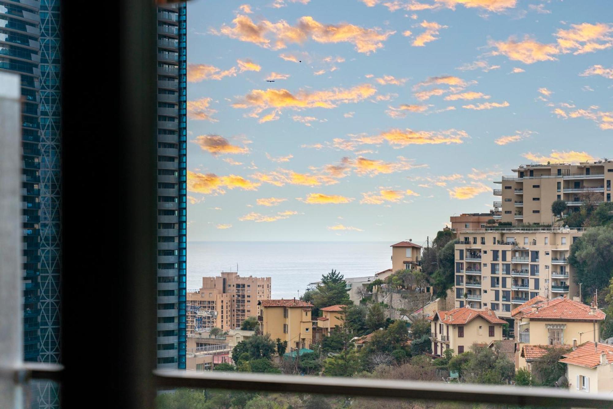 Apartmán 5mn Monaco - Vue mer - Parking - Piscine - BB Beausoleil Exteriér fotografie