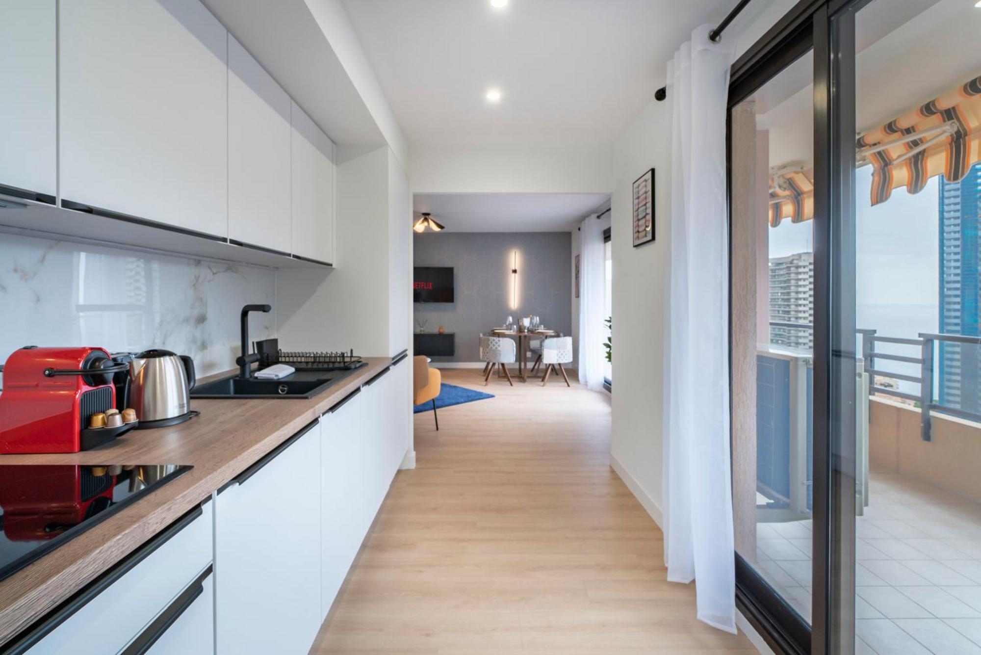 Apartmán 5mn Monaco - Vue mer - Parking - Piscine - BB Beausoleil Exteriér fotografie