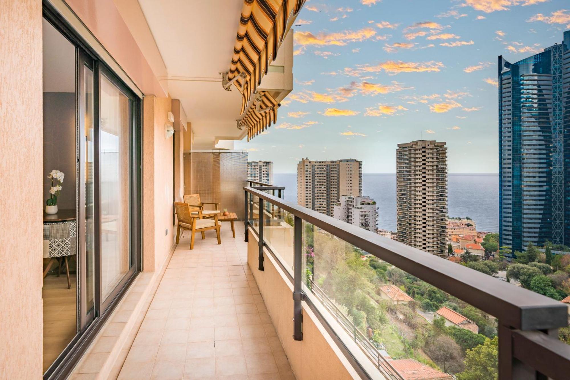 Apartmán 5mn Monaco - Vue mer - Parking - Piscine - BB Beausoleil Exteriér fotografie