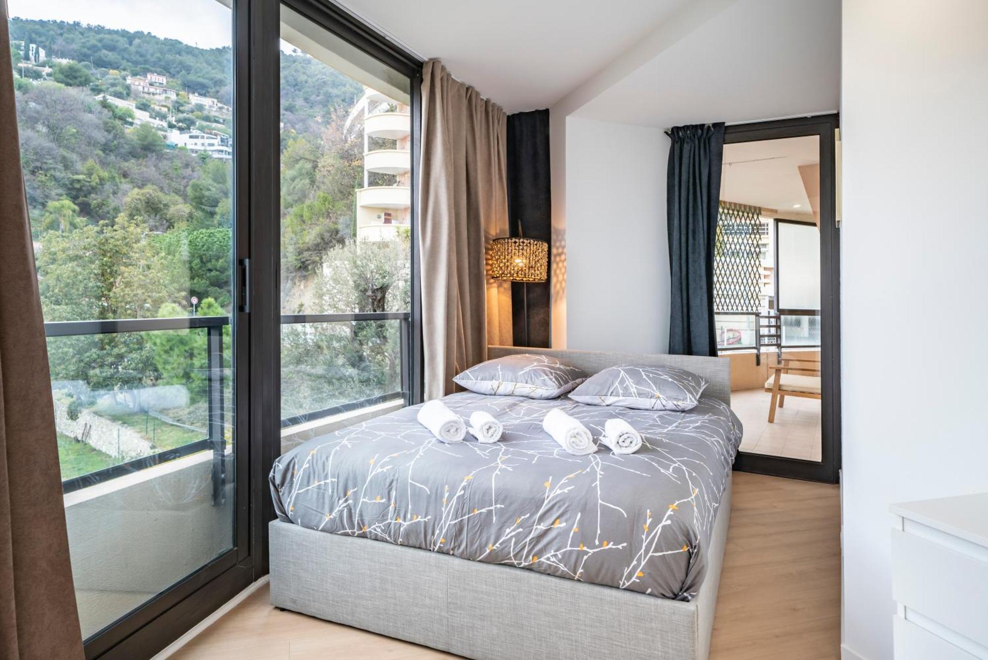 Apartmán 5mn Monaco - Vue mer - Parking - Piscine - BB Beausoleil Exteriér fotografie