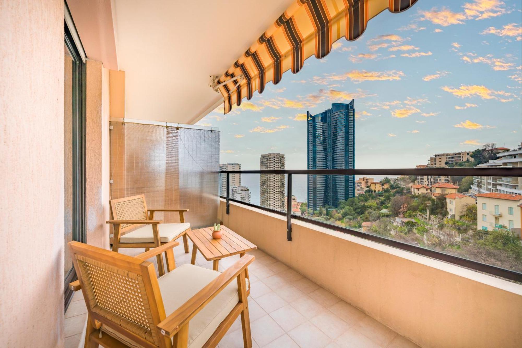 Apartmán 5mn Monaco - Vue mer - Parking - Piscine - BB Beausoleil Exteriér fotografie