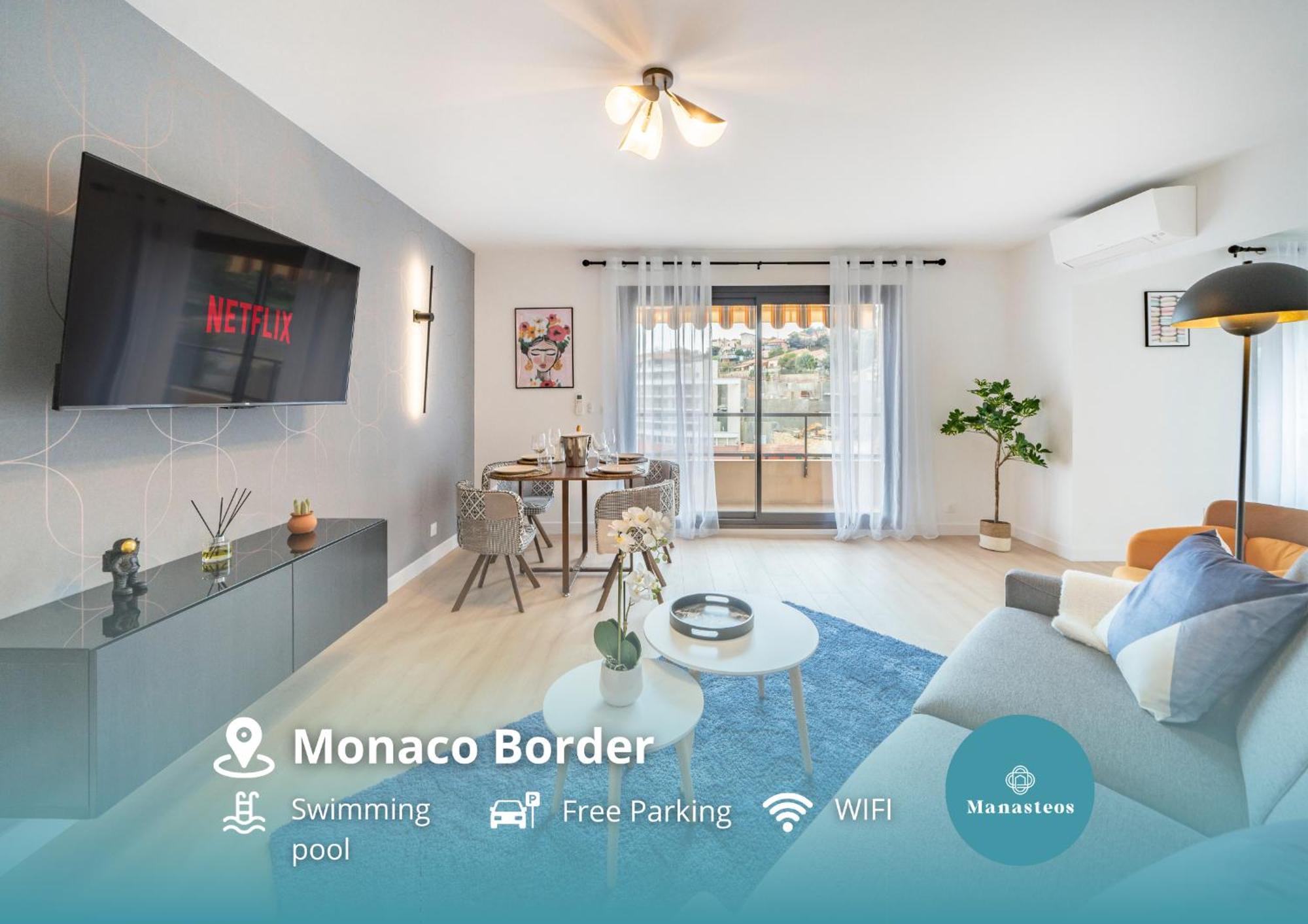 Apartmán 5mn Monaco - Vue mer - Parking - Piscine - BB Beausoleil Exteriér fotografie